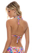 Luli Fama Water Blossoms Triangle Halter Top